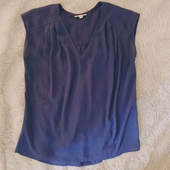 Pleione navy sheer top - Picture 1 of 4